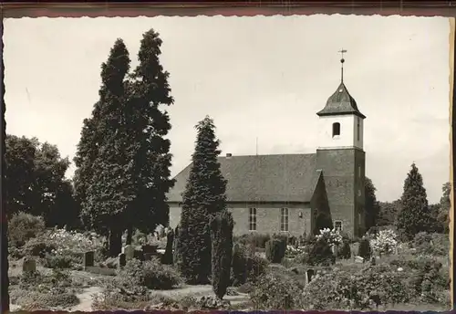 Worpswede Kirche Reproduktionsvorschrift Kat. Worpswede