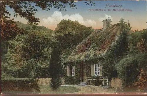 Flensburg Foersterhaus in Marienhoelzung Kat. Flensburg