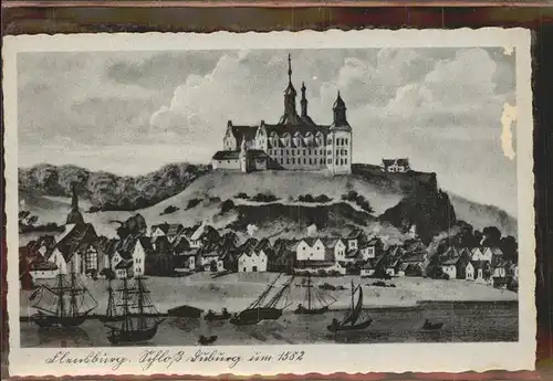 Flensburg Schloss um 1582 Kat. Flensburg