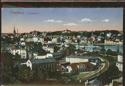 Flensburg Panorama Kat. Flensburg