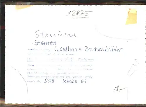 Stenum Gasthaus Backenkoehler Kat. Ganderkesee