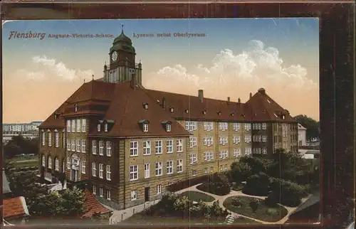 Flensburg Auguste Victoria Schule Lyzeum  Kat. Flensburg