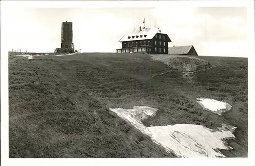 Feldberg Schwarzwald Feldbergturm und Haus Kat. Feldberg (Schwarzwald)