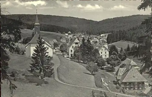 Eisenbach Schwarzwald Ortsansicht mit Kapelle Kat. Eisenbach (Hochschwarzwald)