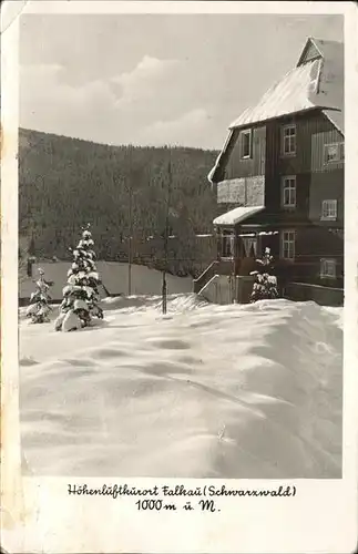 Falkau Schwarzwaldhaus im Winter Kat. Feldberg (Schwarzwald)