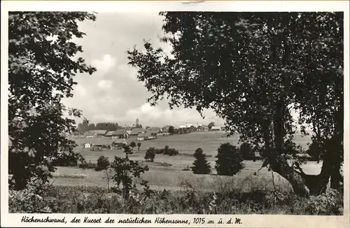 Hoechenschwand Panorama Kat. Hoechenschwand