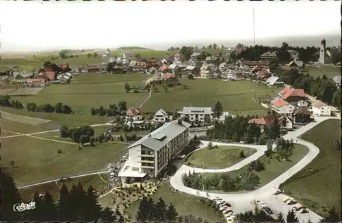 Hoechenschwand Schwarzwald Sanatorium Fliegeraufnahme Kat. Hoechenschwand