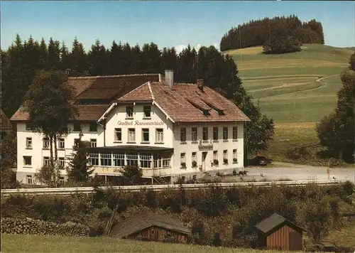 Breitnau Gasthaus Pension Ravennaschlucht Kat. Breitnau