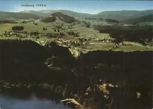 Altglashuetten mit Windgfaellweiher und Feldberg Kat. Feldberg (Schwarzwald)