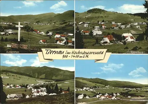 Bernau Schwarzwald und Umgebung Panorama Kat. Bernau im Schwarzwald