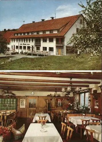 Wolpadingen Gasthaus Hirschen Gastraum Kat. Dachsberg