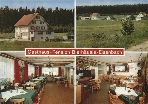 Eisenbach Schwarzwald Gasthaus Pension Bierhaeusle Kat. Eisenbach (Hochschwarzwald)