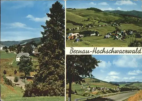 Bernau Schwarzwald Panorama Teilansichten Kat. Bernau im Schwarzwald