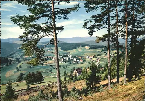 Saig Schwarzwald Panorama Kat. Lenzkirch