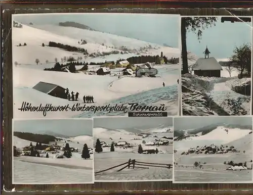 Bernau Schwarzwald Panorama im Winter Kapelle Kat. Bernau im Schwarzwald