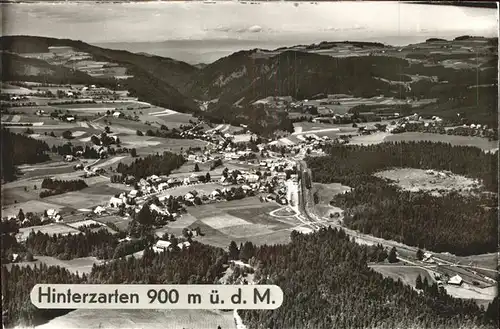 Hinterzarten Fliegeraufnahme Kat. Hinterzarten