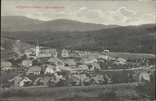 Altglashuetten Panorama Kat. Feldberg (Schwarzwald)