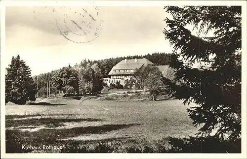 Rothaus Grafenhausen Kurhaus Kat. Grafenhausen