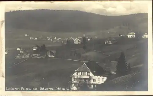 Falkau Panorama Kat. Feldberg (Schwarzwald)