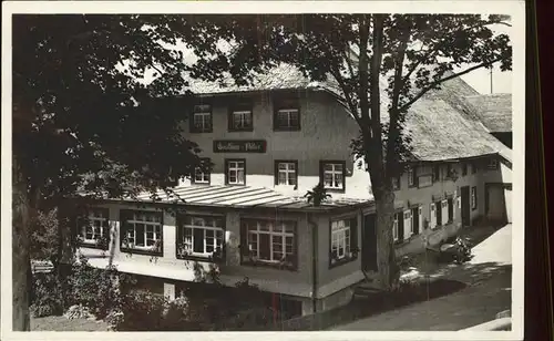 Bernau Schwarzwald Gasthaus Pension zum Adler Kat. Bernau im Schwarzwald