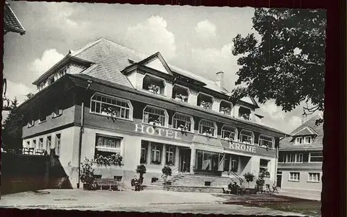 Hoechenschwand Kurhotel Krone Kat. Hoechenschwand