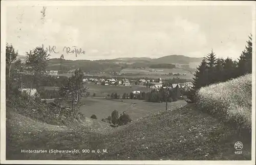 Hinterzarten Panorama Kat. Hinterzarten