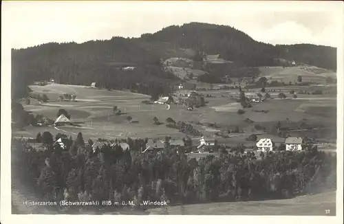 Hinterzarten Windeck Panorama Kat. Hinterzarten