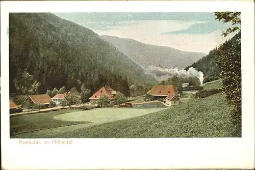 Hoellental Schwarzwald Posthalde Kat. Buchenbach