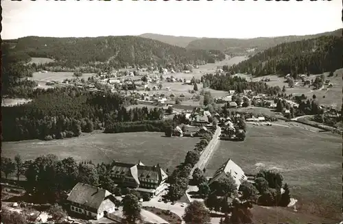 Hinterzarten Fliegeraufnahme Kat. Hinterzarten