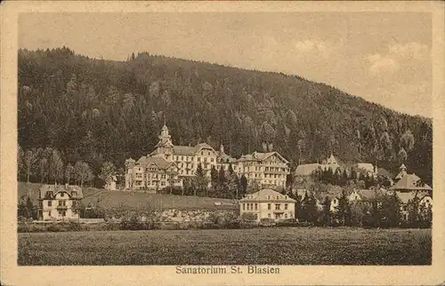 St Blasien Sanatorium Kat. St. Blasien