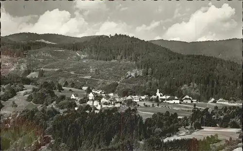 Haeusern Schwarzwald Panorama Kat. Haeusern