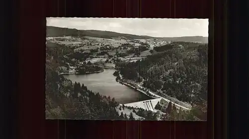 Haeusern Schwarzwald Albtal Stausee Fliegeraufnahm Kat. Haeusern