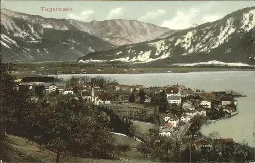 Tegernsee Panorama Kat. Tegernsee