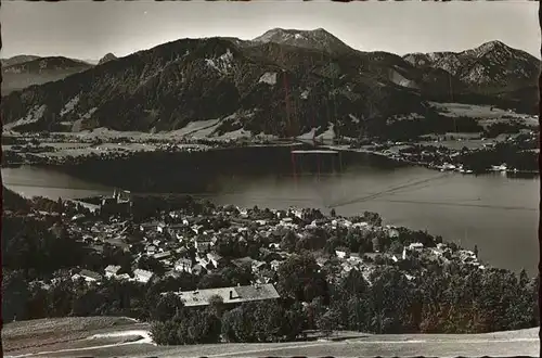 Tegernsee mit Westerhof Panorama Kat. Tegernsee