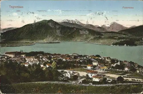 Tegernsee Panorama Kat. Tegernsee