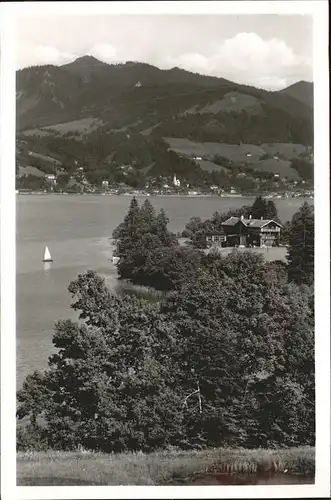 Tegernsee mit Blick auf Bad Wiessee Kat. Tegernsee