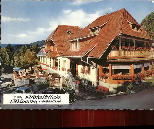 Haeusern Schwarzwald Hotel Albtalblick Kat. Haeusern