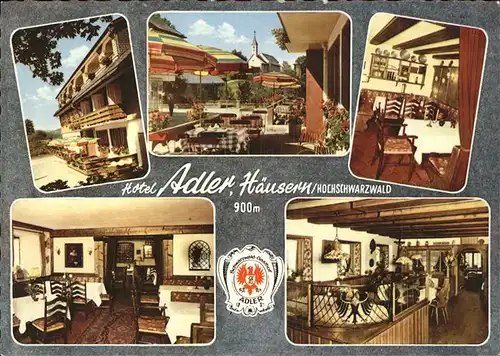 Haeusern Schwarzwald Hotel Adler Kat. Haeusern