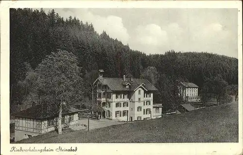 Bonndorf Schwarzwald Kindererholungsheim Steinabad Kat. Bonndorf