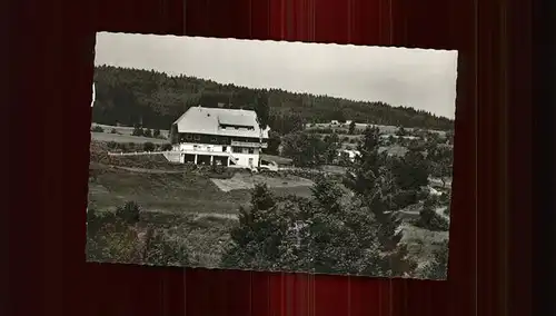 Haeusern Schwarzwald Gasthof Pension Waldlust Kat. Haeusern