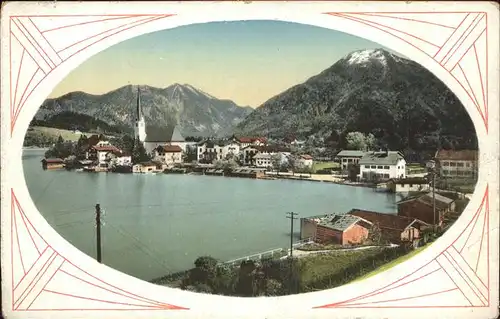 Egern Sommerfest am Tegernsee Panorama Kat. Rottach Egern