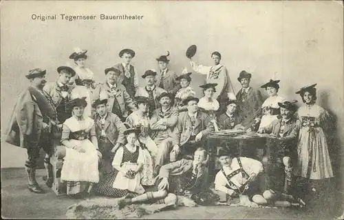 Tegernsee Original Tegernseer Bauerntheater Kat. Tegernsee