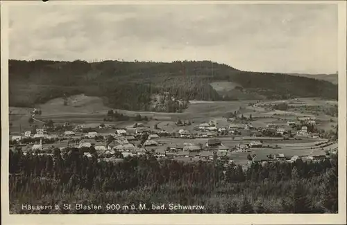 Haeusern Schwarzwald Panorama Kat. Haeusern