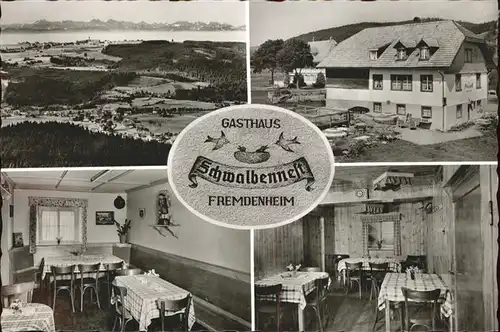 Haeusern Schwarzwald Panorama Gasthaus Schwalbennest Kat. Haeusern