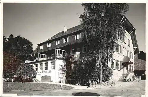 Rothaus Grafenhausen Hotel Kurhaus Kat. Grafenhausen