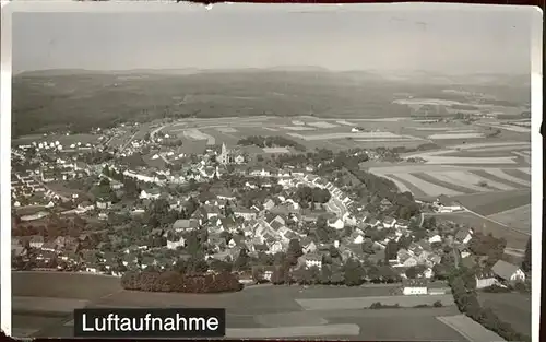 Bonndorf Schwarzwald Fliegeraufnahme Kat. Bonndorf