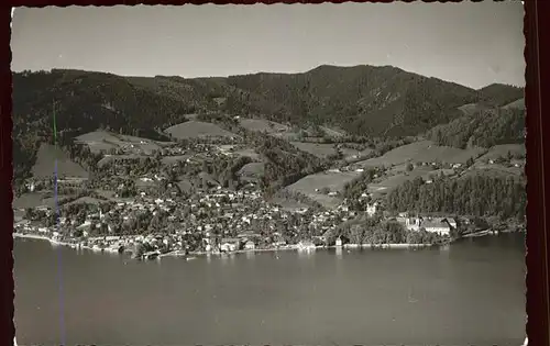 Tegernsee Fliegeraufnahme Kat. Tegernsee