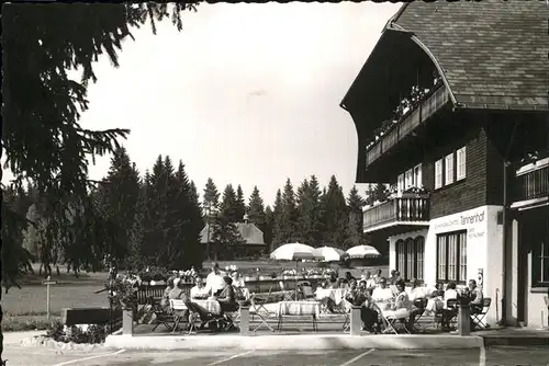 Rothaus Grafenhausen Hotel Tannenhof Terrasse Kat. Grafenhausen