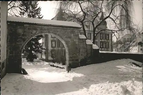 Bonndorf Schwarzwald Schloss Tor Kat. Bonndorf