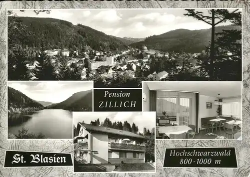 St Blasien Panorama Pension Zillich Gastraum Kat. St. Blasien